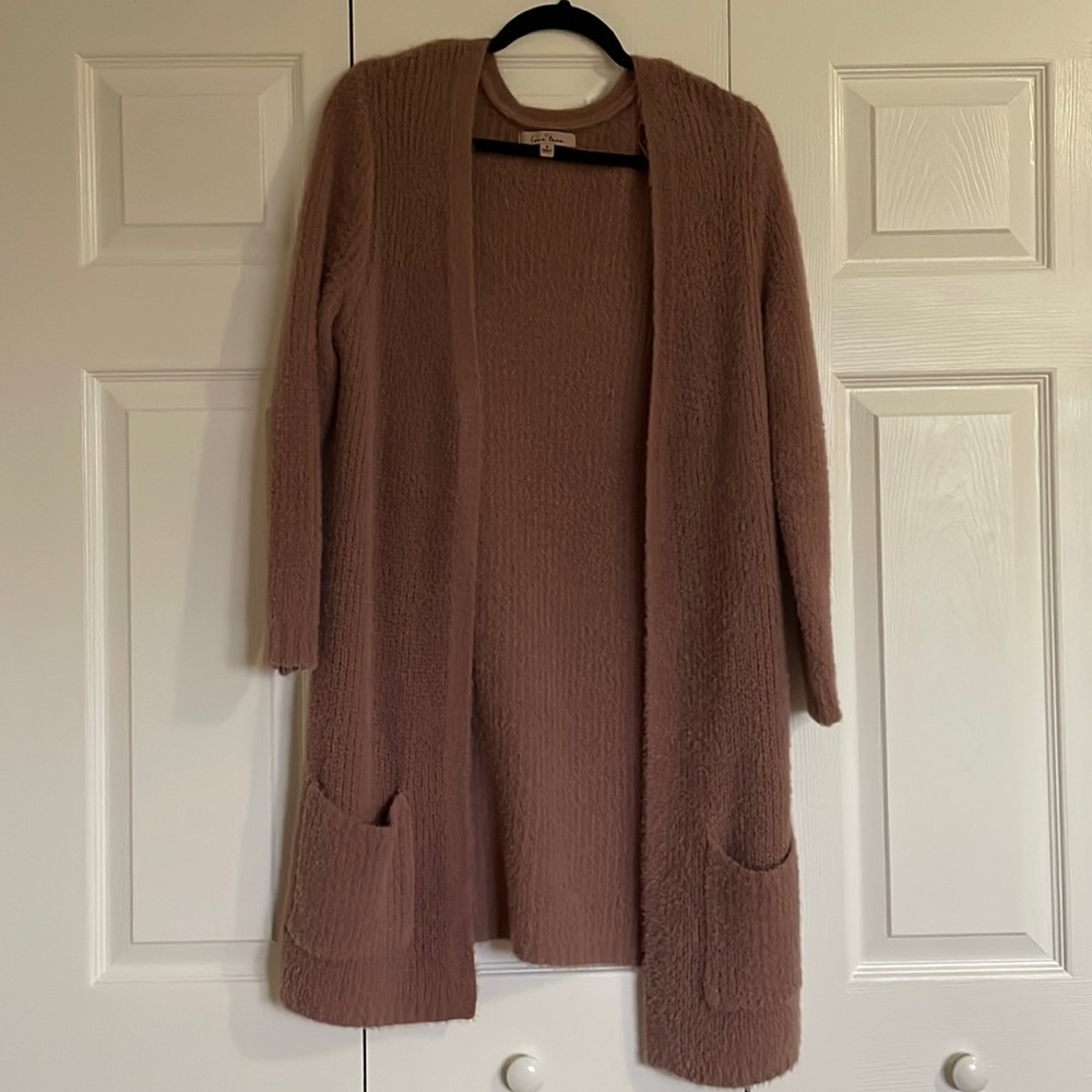 Love tree dusty rose cardigan duster